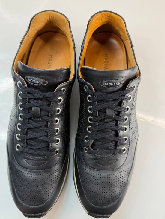 Magnanni Leather Sneakers – Made in Spain – Size US 9 - Picture 10 of 12